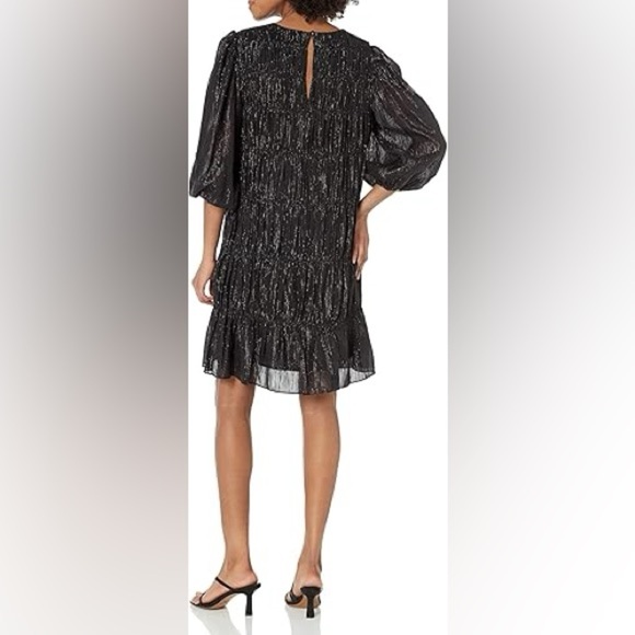 TRINA TURK | BNWT Black Silvery dress | size xs - Picture 3 of 11
